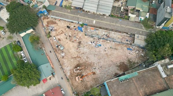 Hình ảnh mới nhất về tiến độ chung cư Động Lực Tower 130 Hạ Đình