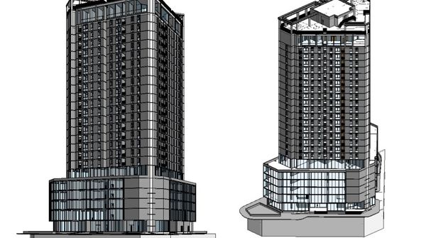 Phối cảnh chung cư Động Lực Tower Hạ Đình sau khi hoàn thiện