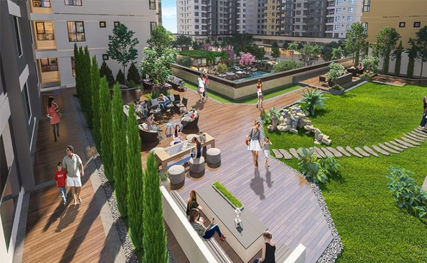 Không gian sống tại Động Lực Tower Hạ Đình với đầy đủ tiện ích đẳng cấp