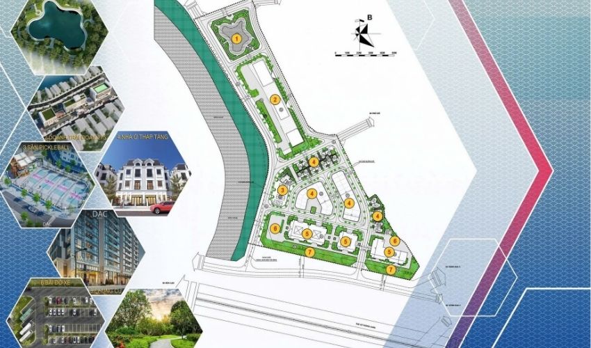 Quy hoạch dự án Tây Nam Mễ Trì tại mặt đường đại lộ Thăng Long giao với Châu Văn Liêm