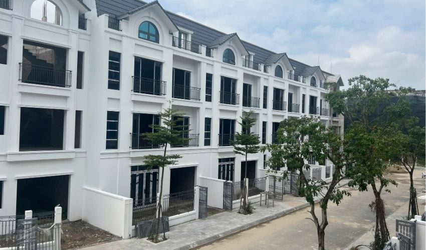 Giai đoạn 1 của dự án Tây Nam Mễ Trì đã hoàn thiện xong 65 căn biệt thự liền kề