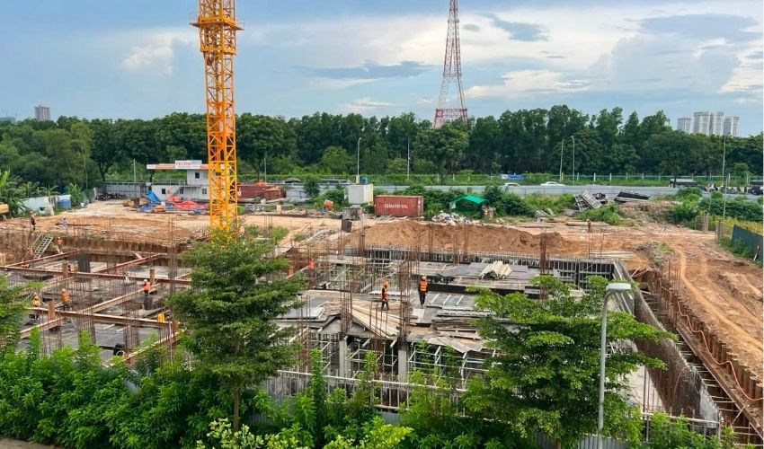 Tiến độ xây dựng dự án Tây Nam Mễ Trì Phú Đô